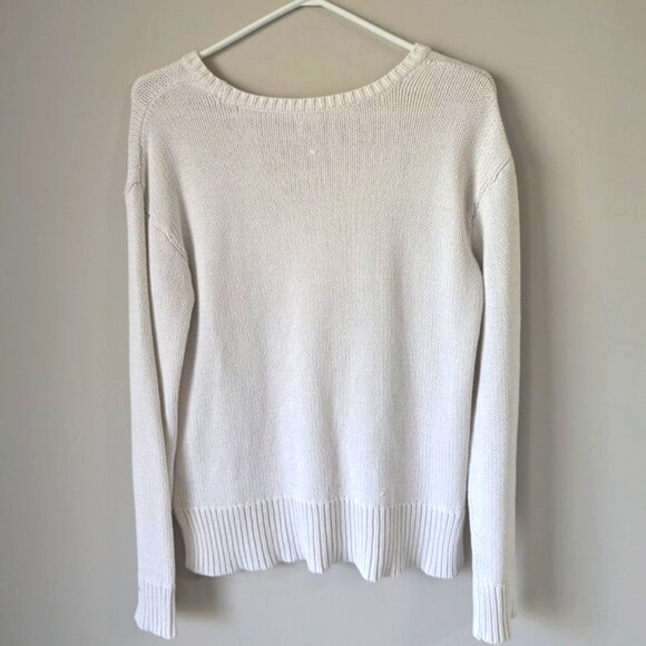 Cupio graphic 'ciao' cotton knit sweater - Picture 3 of 3